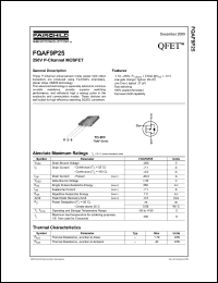 FQAF9P25 Datasheet