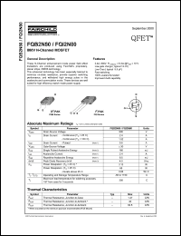 FQI2N80 Datasheet