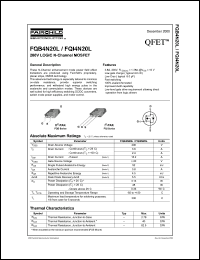 FQI4N20L Datasheet