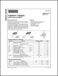 FQI5N20 Datasheet