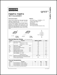 FQI5P10 Datasheet