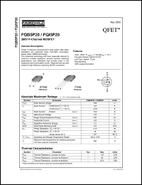 FQI5P20 Datasheet