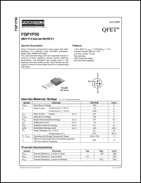 FQP1P50 Datasheet