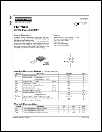 FQP7N80 Datasheet