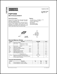 FQPF2N80 Datasheet