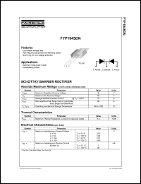 FYP1045DN Datasheet