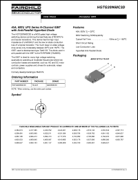 HGTG20N60C3D Datasheet