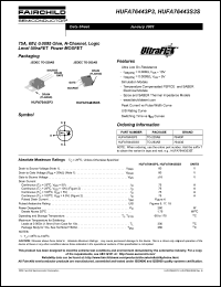 HUFA76443P3 Datasheet