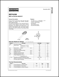 IRFP450B Datasheet