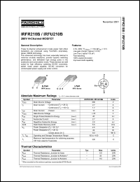 IRFR210B Datasheet