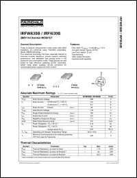 IRFW630B Datasheet