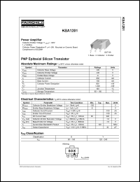 KSA1201 Datasheet