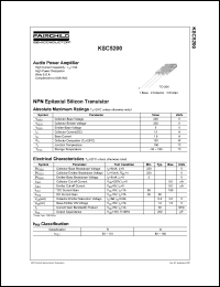 KSC5200 Datasheet
