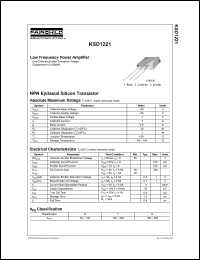 KSD1221 Datasheet