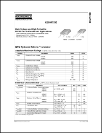 KSH50 Datasheet