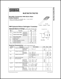 MJE700 Datasheet