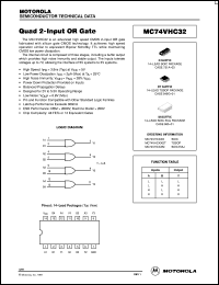 MC74VHC32DR2 Datasheet
