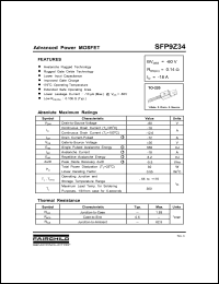 SFP9Z34 Datasheet