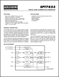 SPT7853 Datasheet