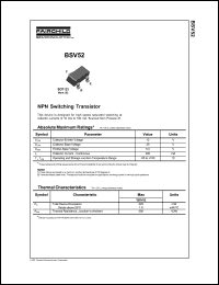 BSV52 Datasheet