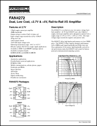 FAN4272 Datasheet