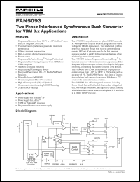 FAN5093 Datasheet