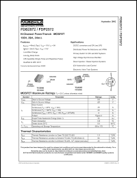 FDB2572 Datasheet