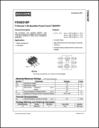 FDG6316P Datasheet
