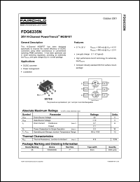 FDG6335N Datasheet