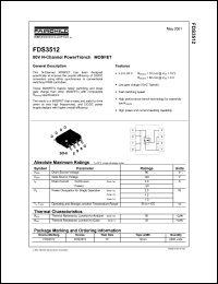 FDS3512 Datasheet