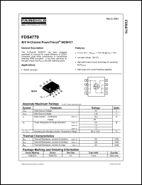 FDS4770 Datasheet