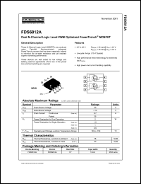 FDS6812A Datasheet