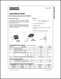 FDU3580 Datasheet