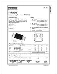 FDW2521C Datasheet