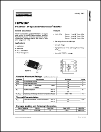 FDW258P Datasheet