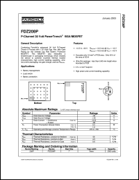 FDZ208P Datasheet