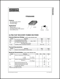 FFB20U60S Datasheet