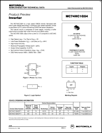MC74HC1G04DFT1 Datasheet