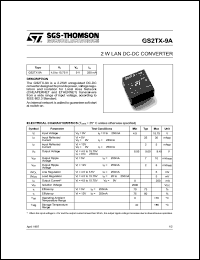 GS2TX-9A Datasheet