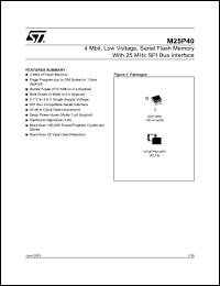 M25P40-V Datasheet