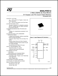 M50LPW012 Datasheet