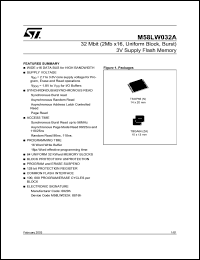 M58LW032A Datasheet