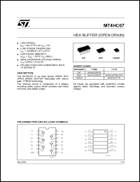 M74HC07RM13TR Datasheet