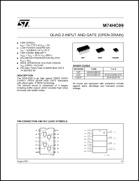 M74HC09B1R Datasheet