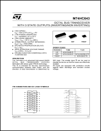 M74HC643RM13TR Datasheet