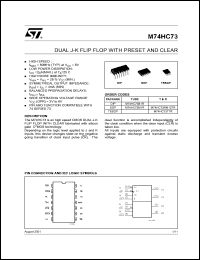 M74HC73RM13TR Datasheet