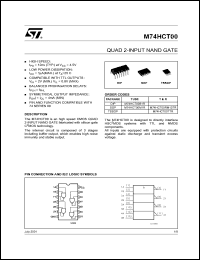 M74HCT00B1R Datasheet