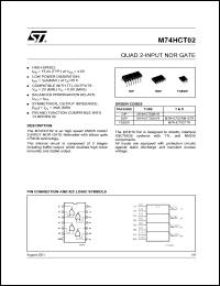 M74HCT02B1R Datasheet