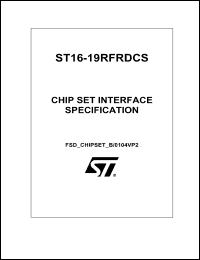 ST16-RFRDCS Datasheet