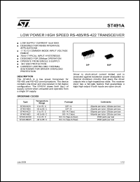 ST491ACD Datasheet